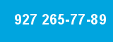 927 265-77-89